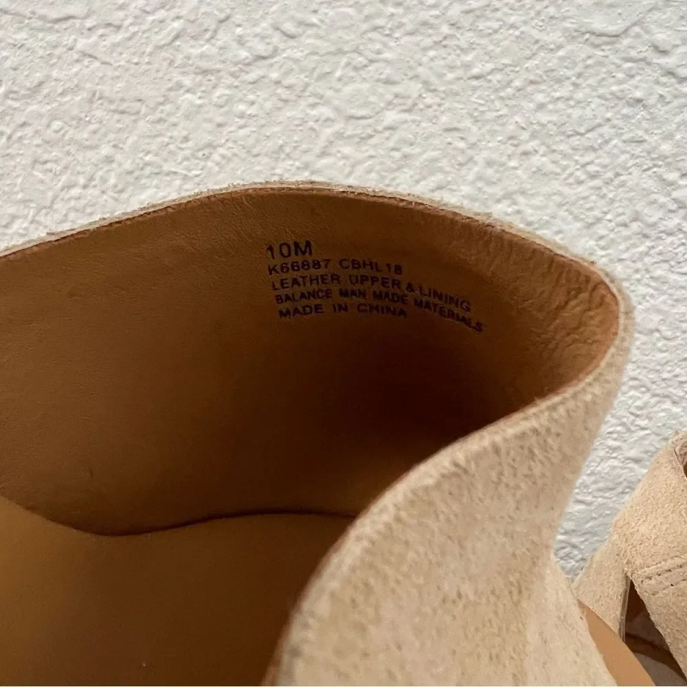 KORK-EASE Gazania Strap Sandals Suede Size 10